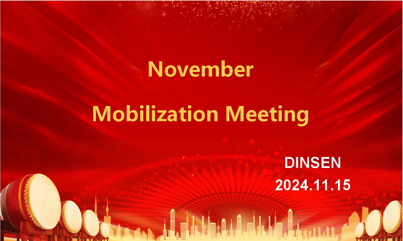 DINSEN Nov. Mobilization meeting