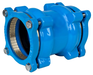 Coupling for PE/PVC pipes