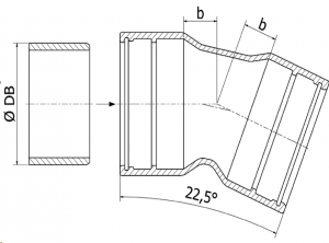 Tyton bend 22.5°