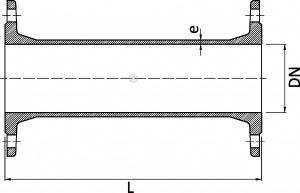 Double Flange Pipe