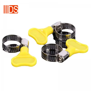 DINSEN  Hose Clamp Pipe Fitting with Adjustable Plastic/Metal Butterfly