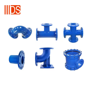 DINSEN ISO2531 EN545 EN598 Cast Iron Flanged Socket Joint Fittings Ductile Iron Pipe Fittings